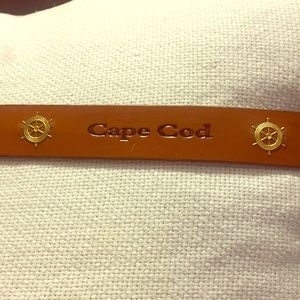 Gorgeous leather nautical belt